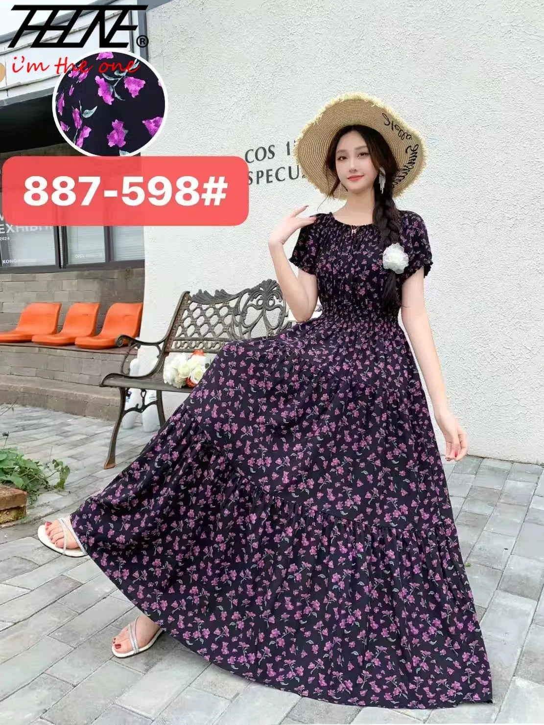 New Summer Dress Women Indian Clothes Cotton Linen Long Maxi Vintage Sexy Korean Casual Bohemian Floral Robe Vestidos Feminino