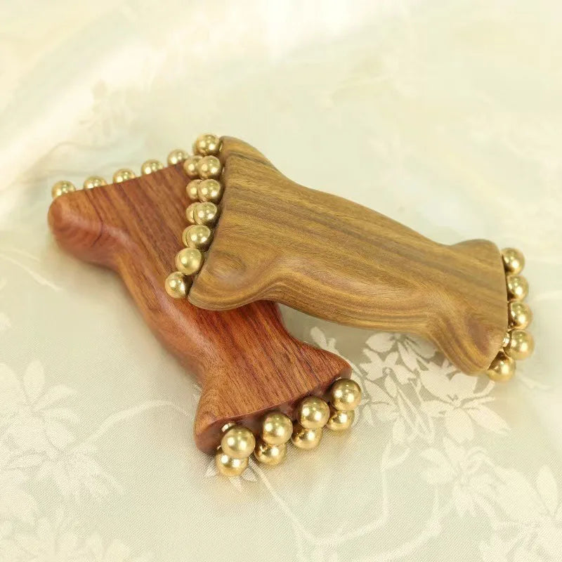 Facial Gua Sha Roller Bead Fascia Lifting Tool Cheek Beauty Massage Lymphatic Drainage Massager Trigger Point Massage Roller