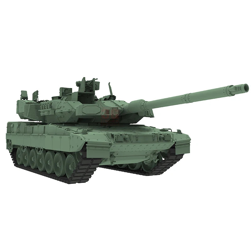 Amusing Hobby Assembled Tank Model Kit 35A058 Modern German Leopard 2A8 Tank with Metal Barrel 1/35