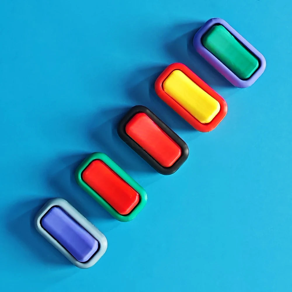 3D Printed Switches Fidget Toy Pop Fidget Toy Click Toy for Stress and Anxiety Relaxing Portable Fingertip Simulate Switch Toys