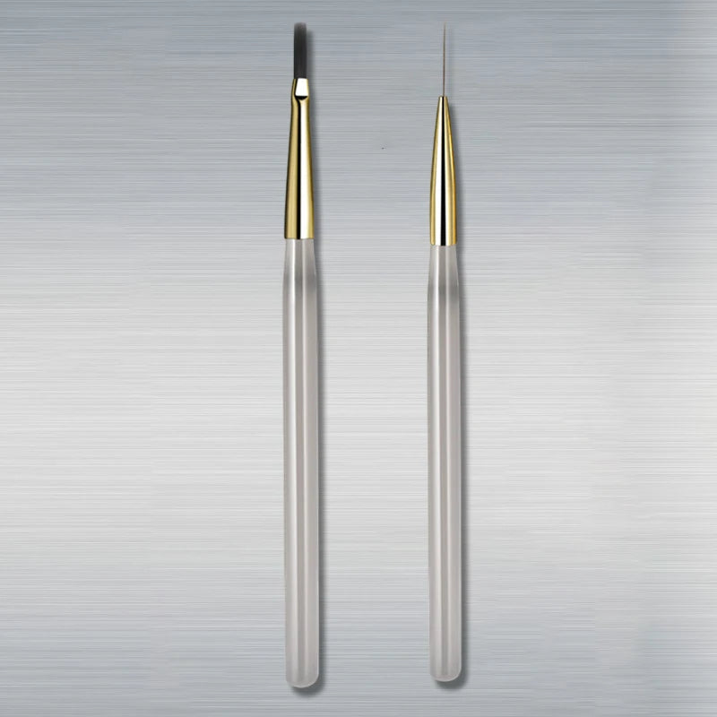 Nail Art Painting Brush Acrylic Lines Pen Stripes Grid Flower Butterfly Drawing Watercolor Brushes UV Gel DIY Design Manicure