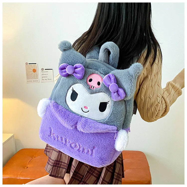Cartoon Casual Backpack For Autumn And Winter Students Large Capacity Jk Uniform Cute And Fashionable Backpack Children'S Gift