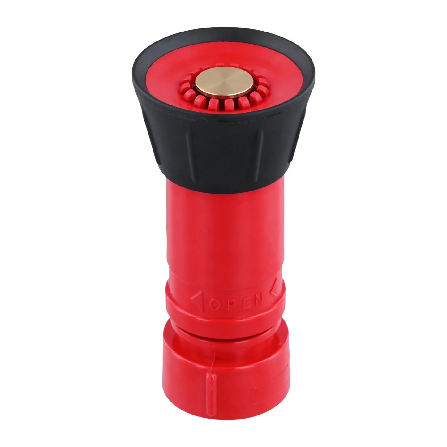 1pcs Fire Hose Nozzle Inch Heavy Duty Nozzle High Pressure Pump Sprinkler Multifunction Irrigation Sprayer Garden Supplies