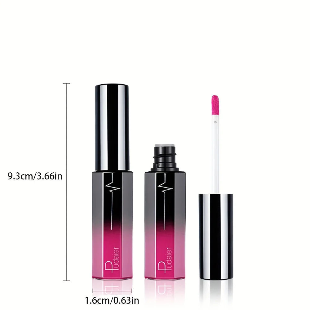Velvet Lip Tint Matte, Waterproof Long Wear, Non-Stick Cup, Smudge-Proof, Highly Pigmented, Smooth Finish