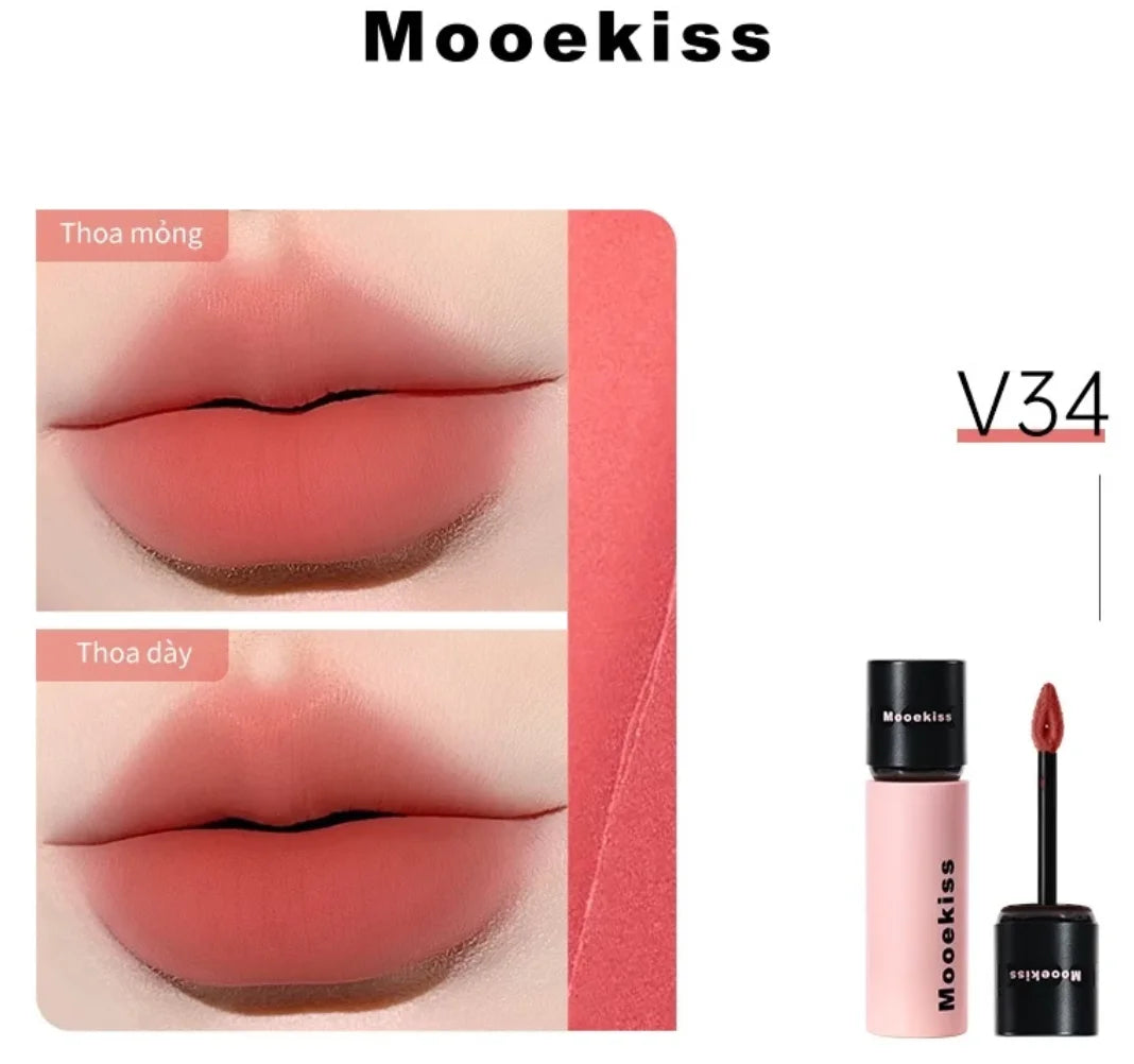 mooekiss Matte Lipstick Smooth Long Lasting 3g Multi-use for lips and cheeks Authentic Makeup Original