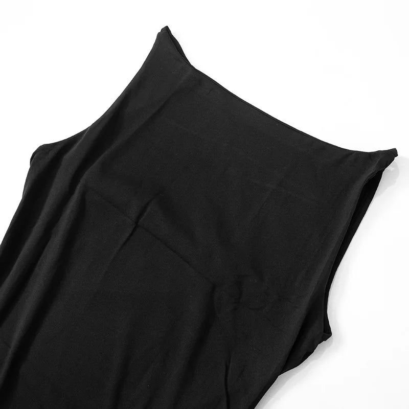 Dress Women Elegant Short Dresses Beautiful Evening Party Dress Solid Color Simple Sleeveless Vest Tight-fitting Dress