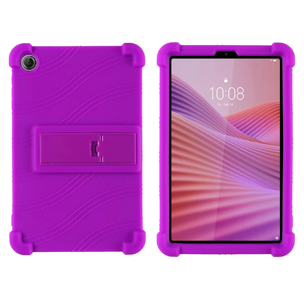 For Lenovo Tab One/Tab K9 8.7 inch 2025 TB305XU/TB305FU Tablet Shockproof Cover Kids Soft Silicon Stand Protective Shell