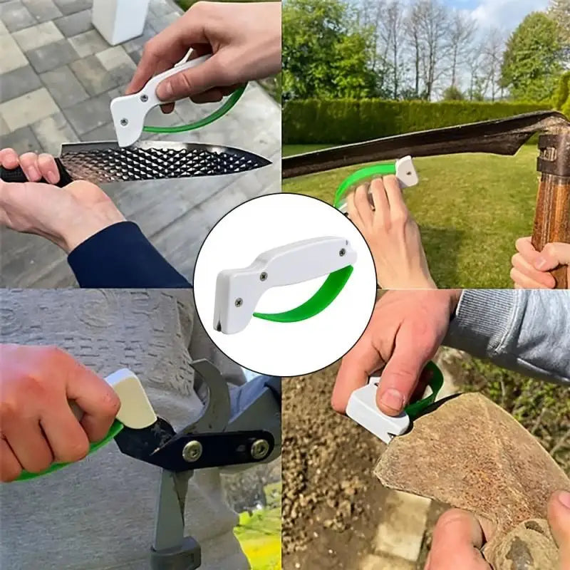 Outdoor Handheld Portable Knife Sharpener Suitable for Various Cutting Tools Scissors Fast Tungsten Steel Knife Sharpener Tools