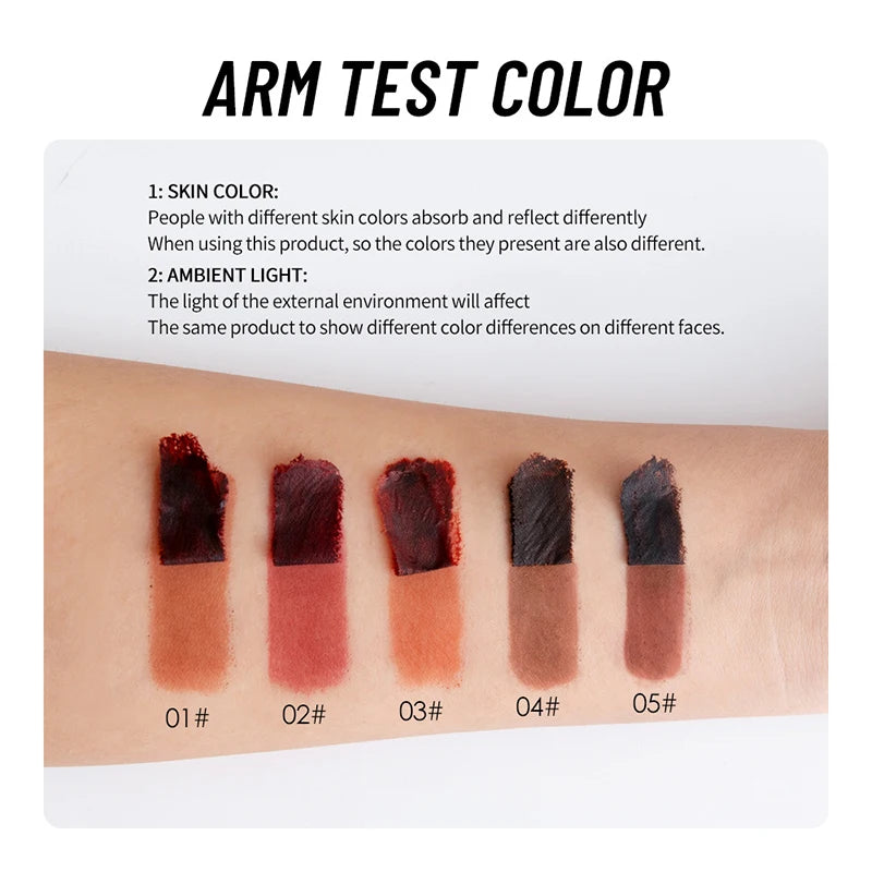 Instant Peel-off Lip Liner Stain Tattoo Lip Gloss Waterproof Tear-off Matte Lips Tint Red Brown Contour Stain Lipstick Makeup