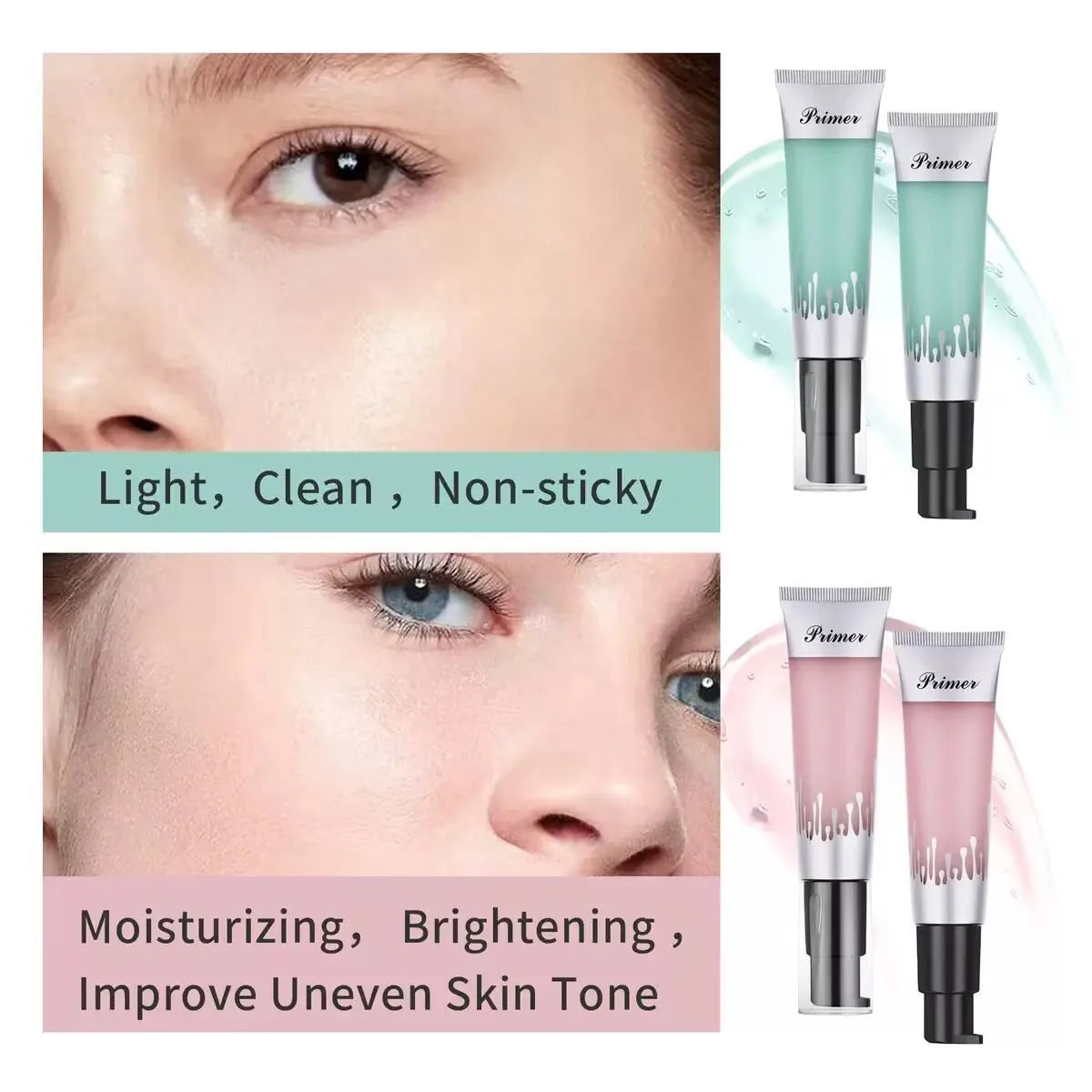 24ml Power Grip Primer Gel Based Hydrating Face Primer For Smoothing Skin Gripping Makeup Invisible Pore Colorless Primes