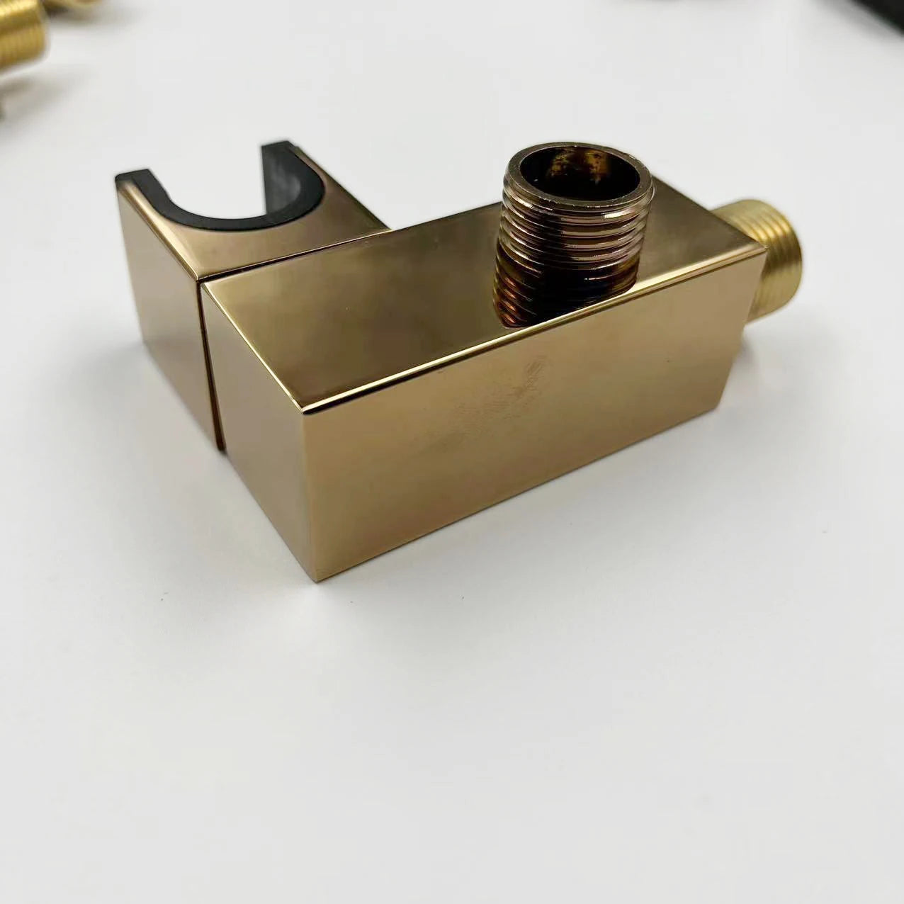 Bathroom Handheld Shower Head Holder Rack Bracket Wall Connector Wall Outlet Elbow Brass Wall Mounted Hand Shower Support