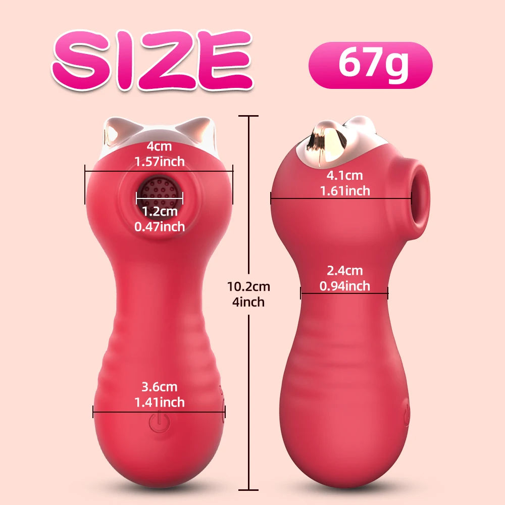 Mini Kitty Sucking Vibrators G-spot Vibrating Egg Clit Stimulation Nipple Vagin Sucking Massage Erotic Toys Female Masturbation