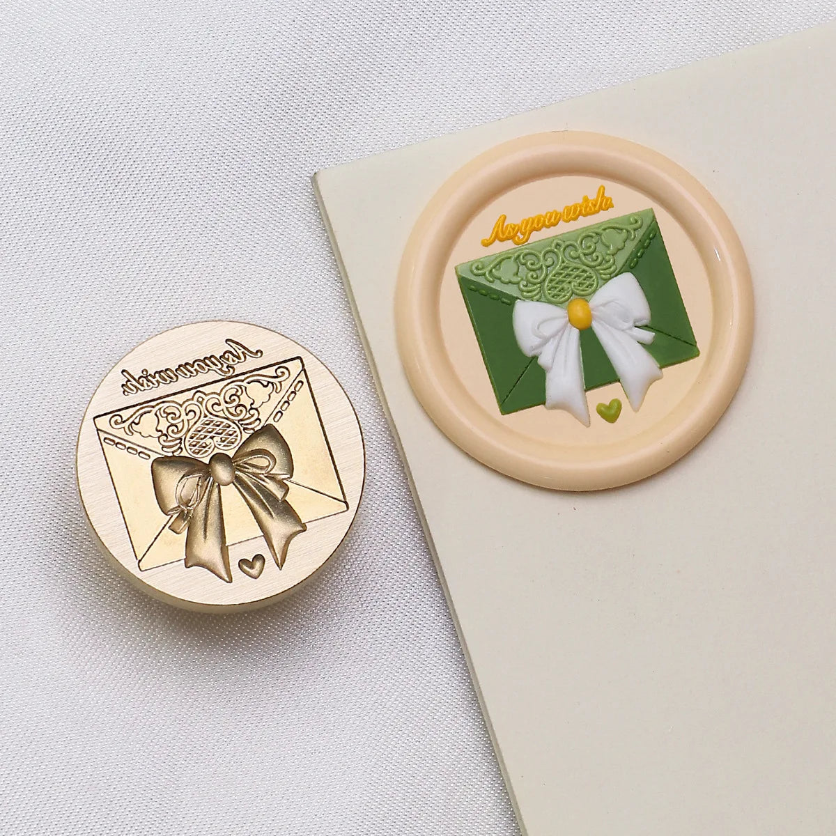3D Embossed Wax Seal Stamp Bow/Confession/Valentine's Day Animal For A Copper Head Envelopes Wedding Invitations Scrapbooking