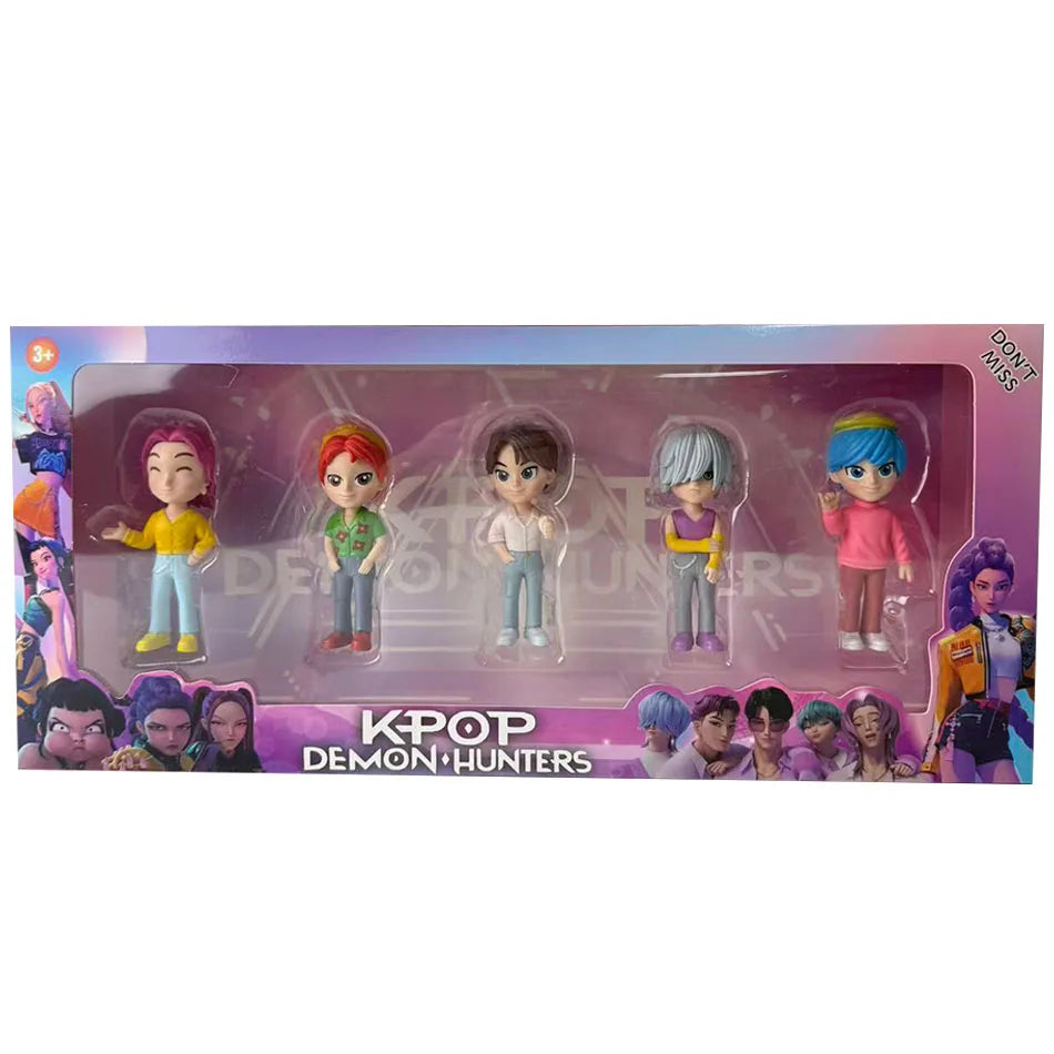 2026NEW Kpop Devil Hunter Rumi Zoe Mira anime colección de personajes de cloruro de polivinílico baratijas de escritorio regalo