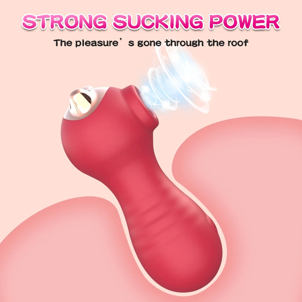 Mini Kitty Sucking Vibrators G-spot Vibrating Egg Clit Stimulation Nipple Vagin Sucking Massage Erotic Toys Female Masturbation