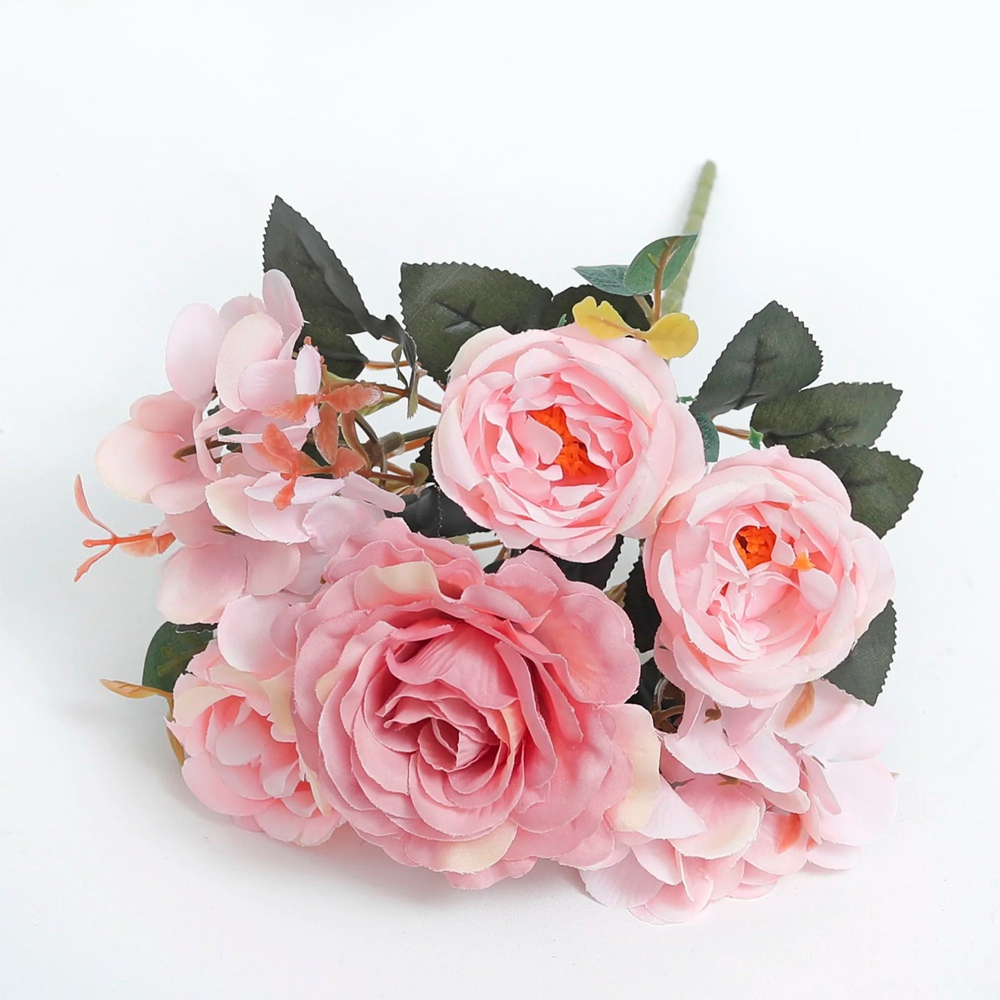 Silk Rose Peony Artificial Flowers Decoration Home Garden Accessories Outdoor Wedding Bridal Bouquet Gift Pastel Party Suppiles