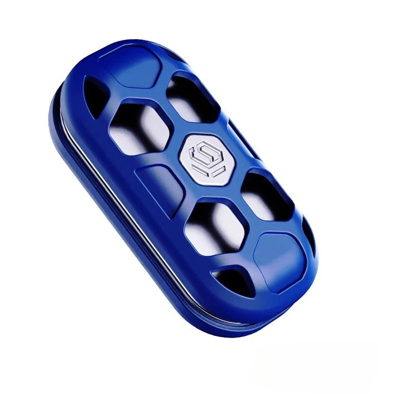 YIJOO EDC Hollow Metal Mechanical Egg 2.0 Dense Segment Fingertip Card Pushing Decompression Toy