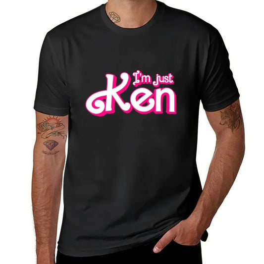 I'm just Ken T-Shirt Aesthetic clothing oversizeds heavy weight t shirts for men