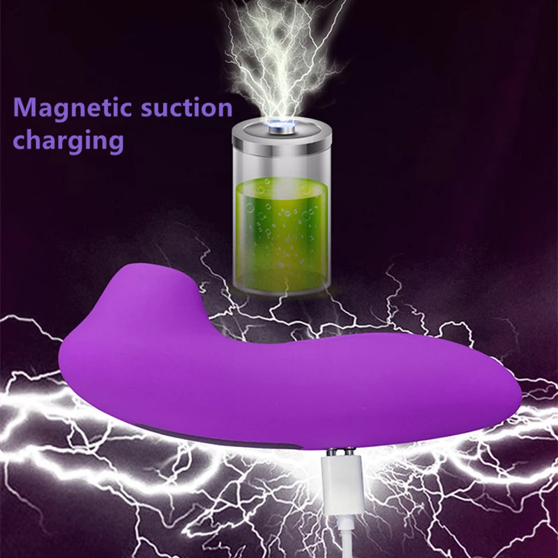 Powerful Suction Cup Clitoral Sucking Vibrator Female Clitoral Nipple Oral Vacuum Stimulator Massager for Women Adult Products