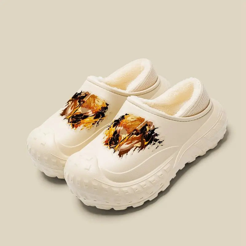 Demon Slayer Tokitou Muichirou Kamado Tanjiro Kochou Shinobu Unisex Winter New Creative Anime Pattern Non-Slip Cotton Slippers