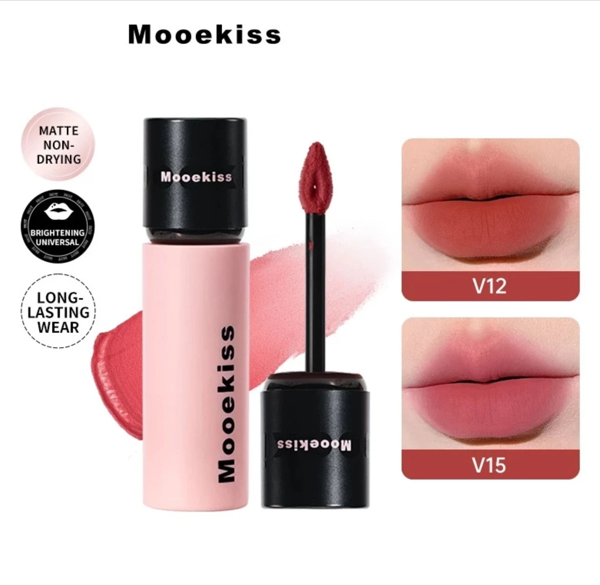 mooekiss Matte Lipstick Smooth Long Lasting 3g Multi-use for lips and cheeks Authentic Makeup Original