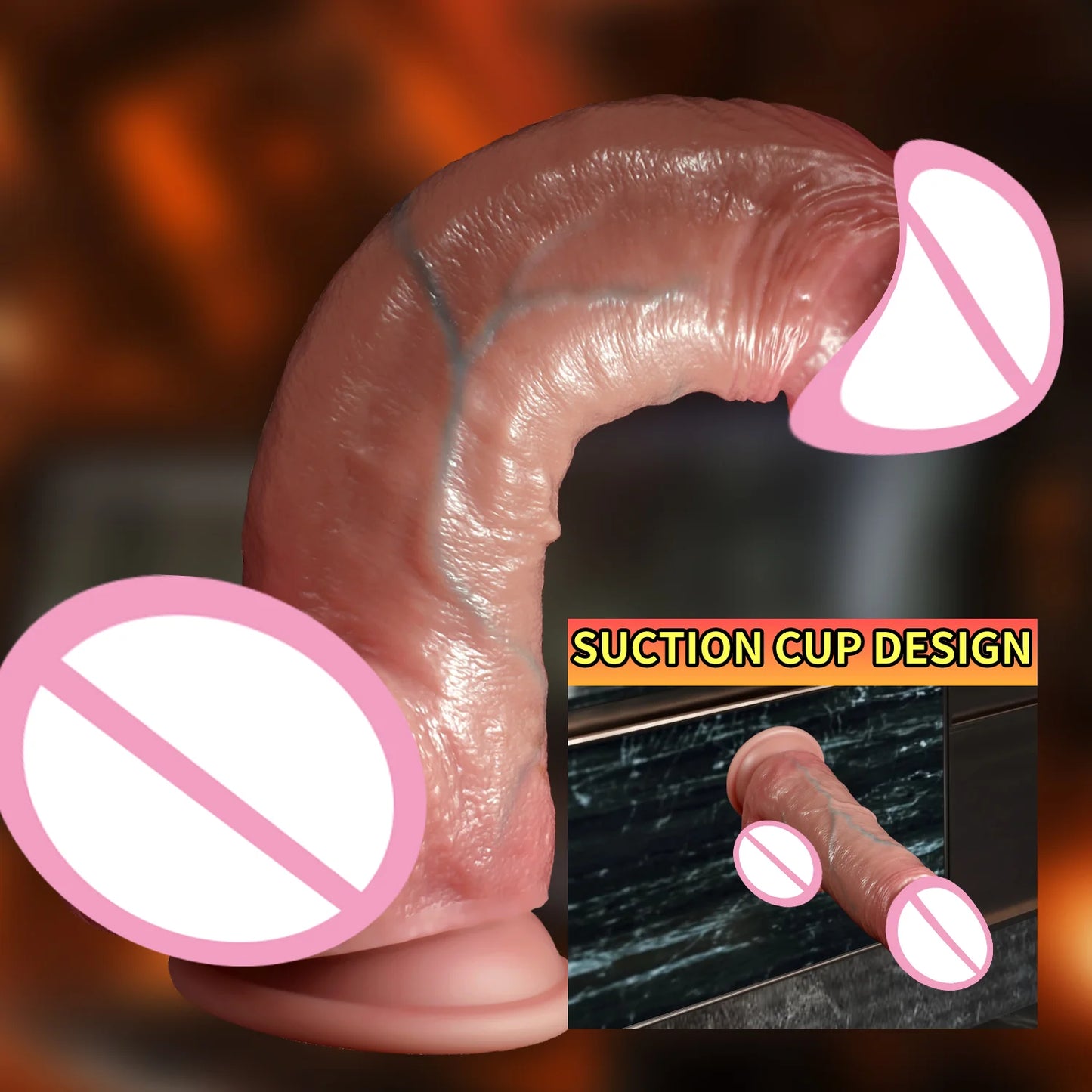 Realistic Dildo with Sliding Foreskin And Ejaculating Feature Vagina Dildos for Women Water Spray Penis Anal Plug Sexy Adult Toy