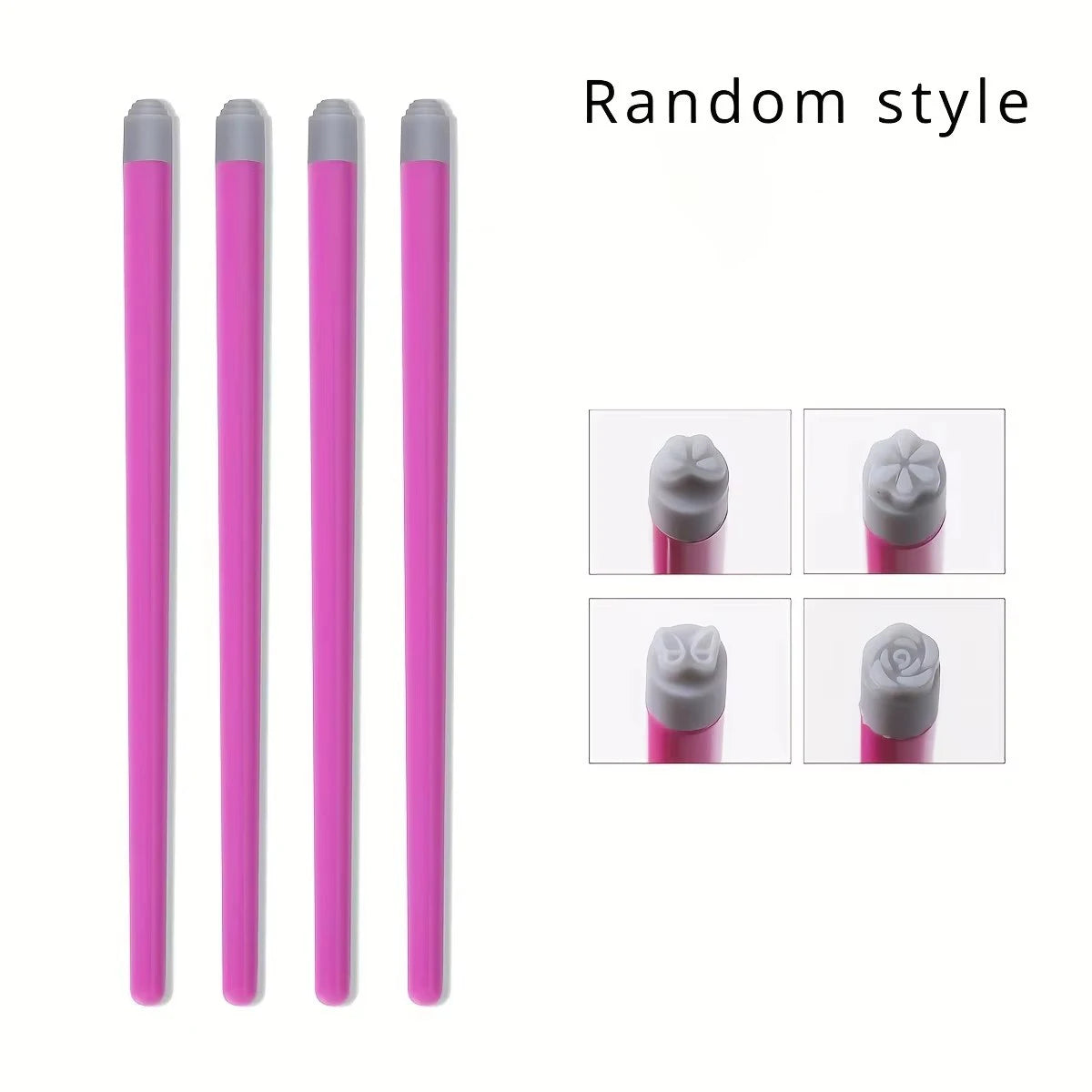 Nail Art Stamp Pen DIY Floral Butterfly Nail Graffiti Nail Dotting Tools Polishing Painting Drawing Manicure Tools