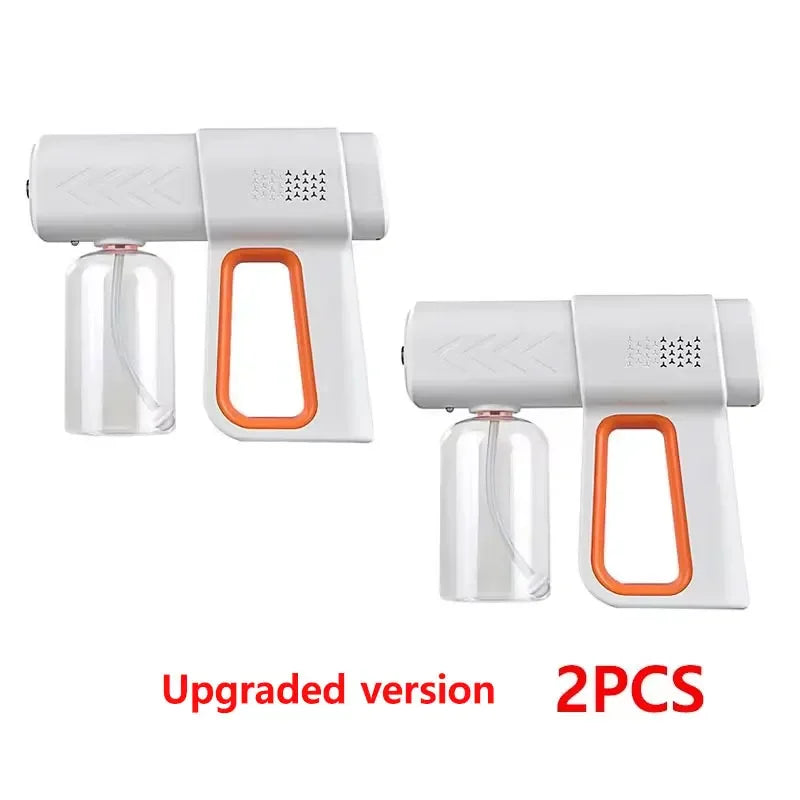 380ML Electric Nano Blue Light Steam Spray K6 Wireless Fogging Disinfection Sprayer Gun Type-C Atomization Sanitizer Machine