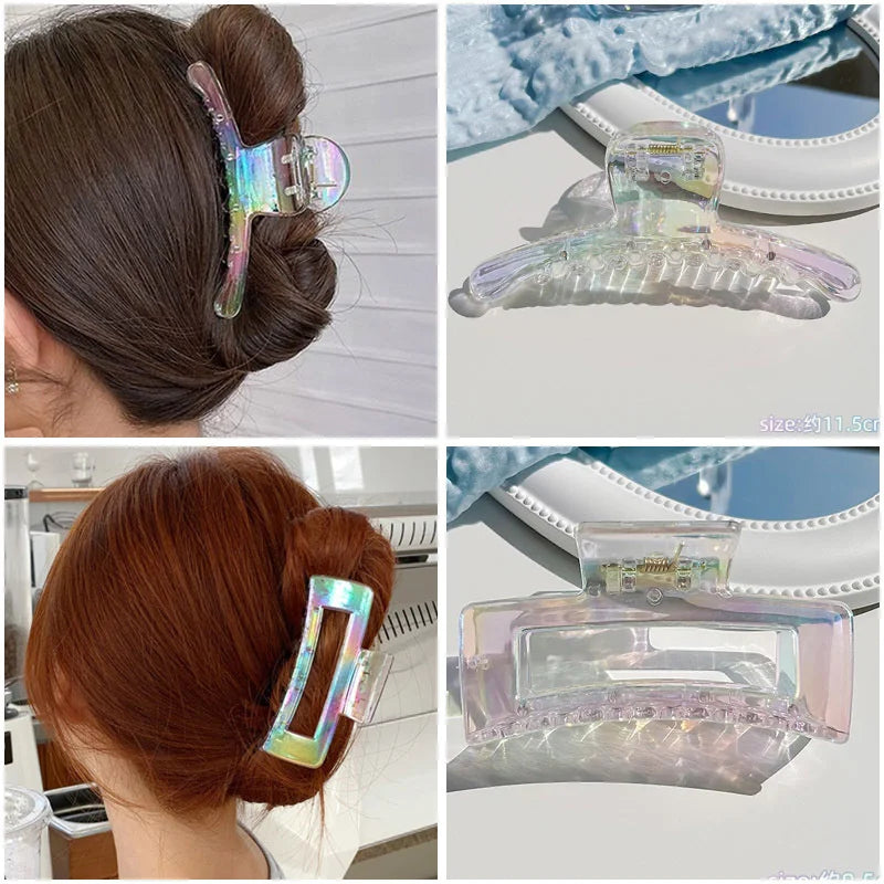 2023 Elegant Hair Claws Clip Vintage Irregular Hair Clips Barrettes Hairpins For Women Hair Accessories Set Hair Clamps Headwear