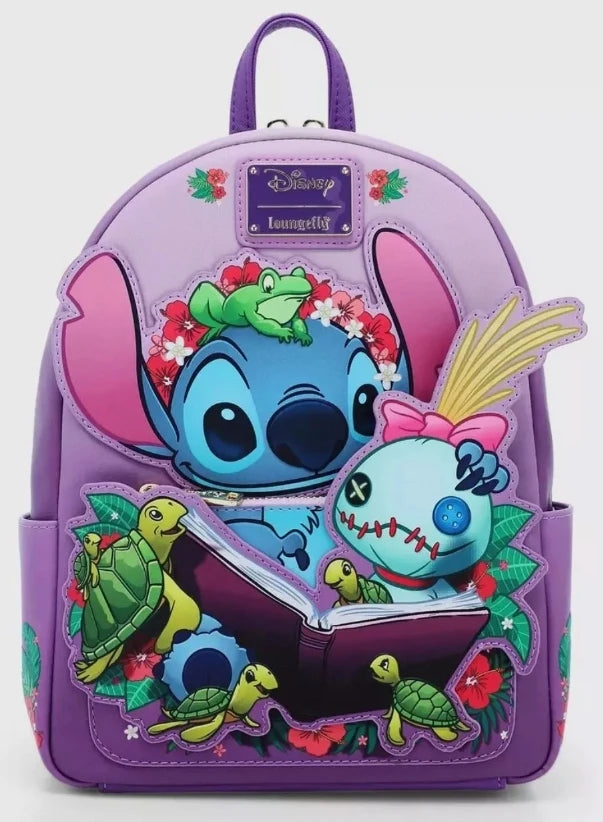 Disney Stitch Plush Backpack Cute Anime Peripheral Mini Backpack Cute Girl Backpack Children'S Backpack Gift