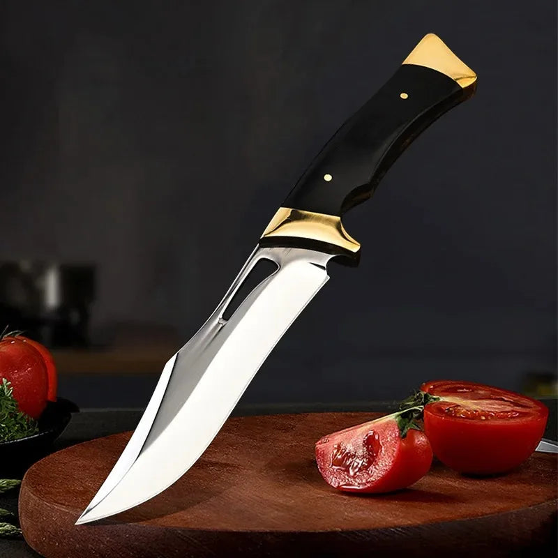 Stainless Steel Professional Butcher Knife Boning Utility Knife Kitchen Forged Handmade Knife Wooden Handle Kitchen Accessories