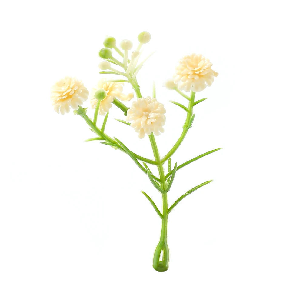 10/20Pcs Artificial Flowers Gypsophila 8CM Fake Flowers For Home Decor Wedding Decorations Ornaments Craft Garland Accessories