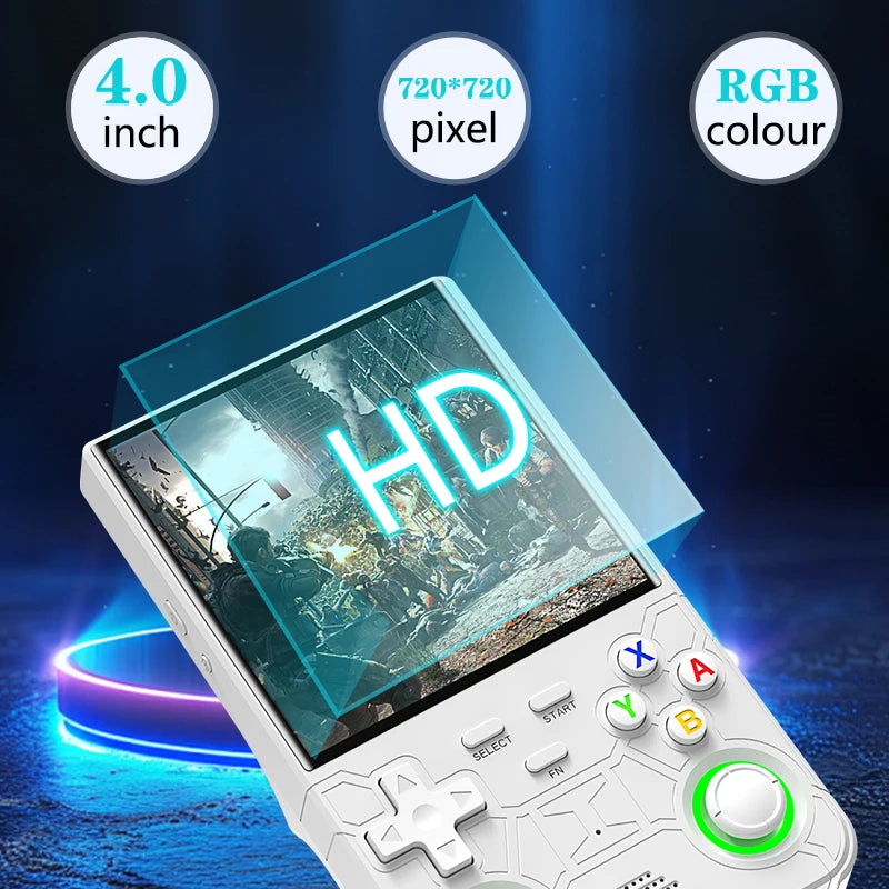 R36 ultra retro handheld video game console open source Linux system 4.0-inch IPS screen portable handheld game console
