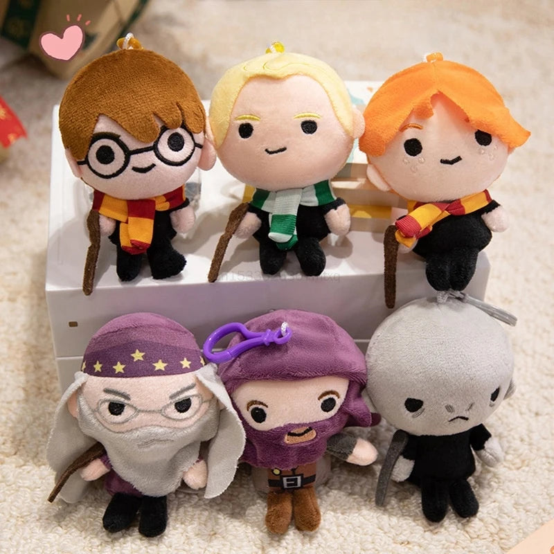 22cm Harry Potter Doll Ron Dumbledore Hagrid Malfoy Lord Voldemort Plushies Stuffed Anime Bag Pendant Collect Plush Toy Gifts