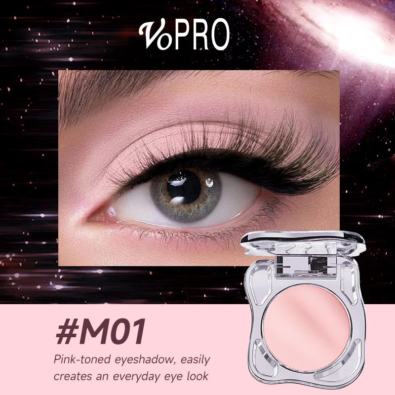 Monochrome Eye Shadow Palette - Sparkly Eye Glitter Makeup, Matte & Shimmer, Long-Lasting, Waterproof, Smudge-Free, High-Pigment