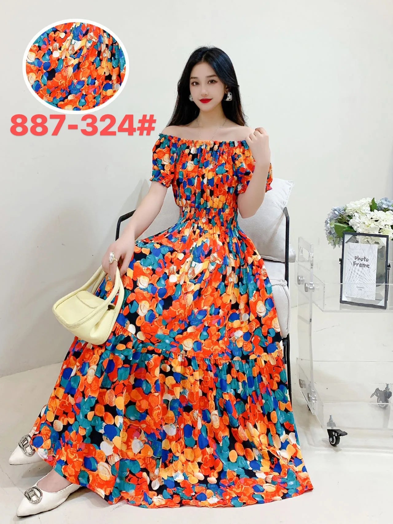 New Summer Dress Women Indian Clothes Cotton Linen Long Maxi Vintage Sexy Korean Casual Bohemian Floral Robe Vestidos Feminino