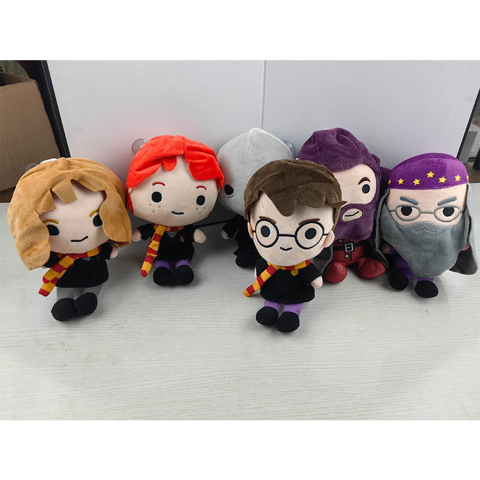 Harry Potter Her mione Fantastic Beasts Plush Toy Scarf Ron Movie TV Stuffed Toys Doll Character Plush Doll Cute Birthday Gift