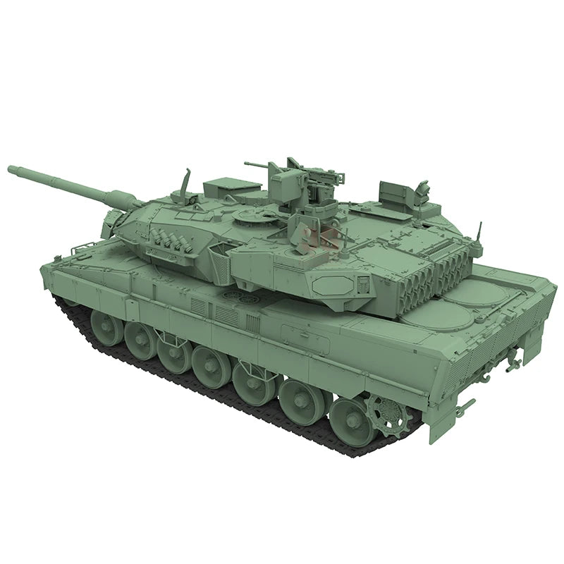 Amusing Hobby Assembled Tank Model Kit 35A058 Modern German Leopard 2A8 Tank with Metal Barrel 1/35