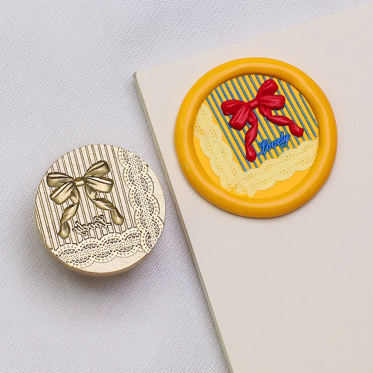 3D Embossed Wax Seal Stamp Bow/Confession/Valentine's Day Animal For A Copper Head Envelopes Wedding Invitations Scrapbooking