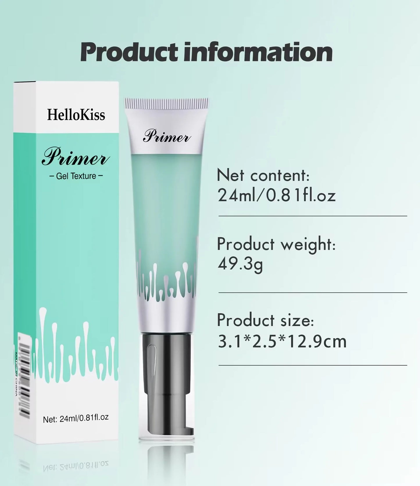 24ml Power Grip Primer Gel Based Hydrating Face Primer For Smoothing Skin Gripping Makeup Invisible Pore Colorless Primes