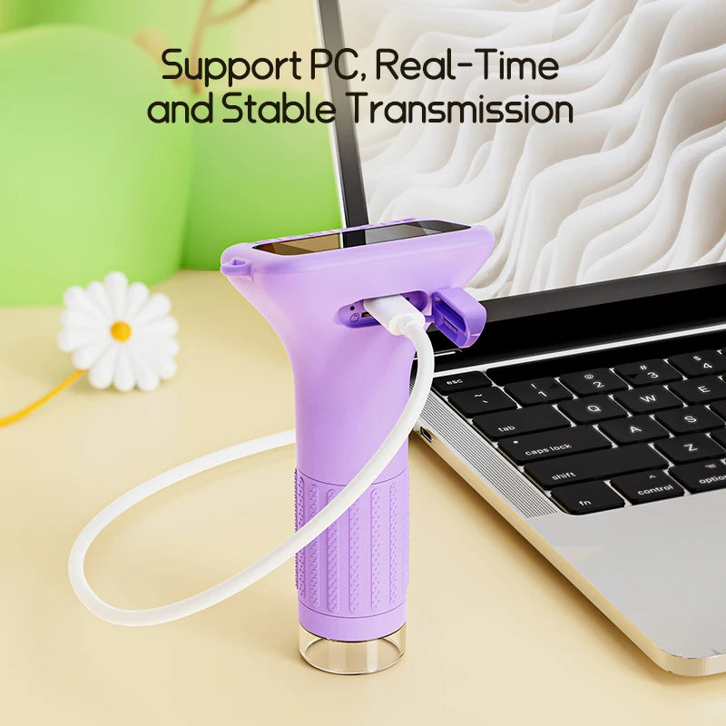 1000x Digital Microscope For Kids 2-Inch IPS Screen 2MP Optical Lens With Camera And Video Function for Christmas Birthday Gift