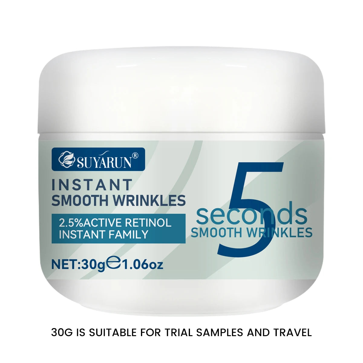 SUYARUN SUYARUN 5-Second Anti-Wrinkle Cream with Collagen & Hyaluronic Acid Anti-Aging Face Firming Moisturizer for All Type.