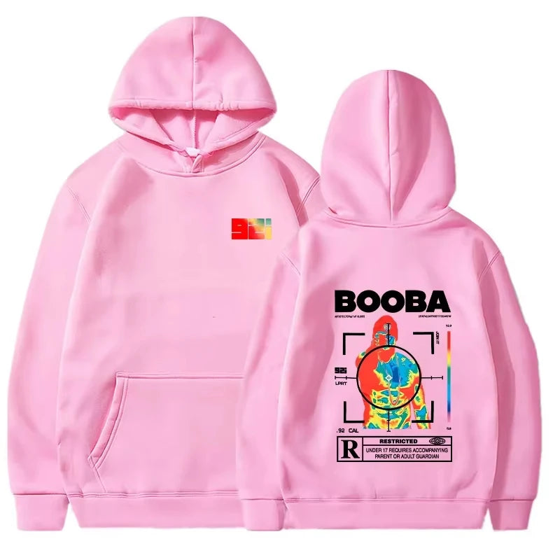 B2O Hoodies Men's Stylish Printed Long Sleeve Sweatshirts Women's Casual Harajuku Street Style Sweatshirts Pullovers Sudaderas