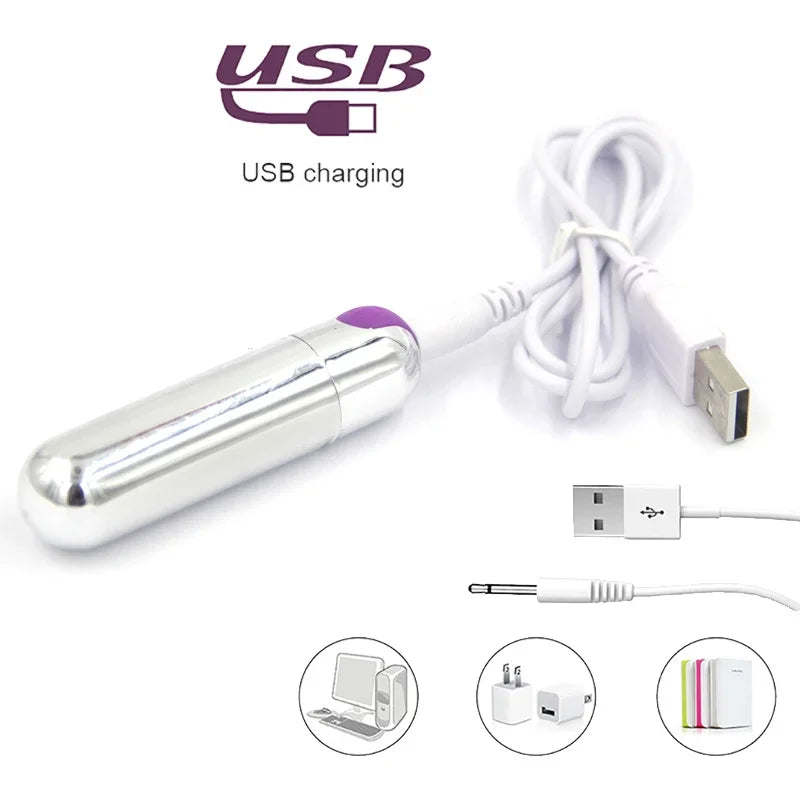 Mini 10 Vibration frequency Vibrator USB Rechargeable Waterproof Magic Massage silent vibrator body massager for Women