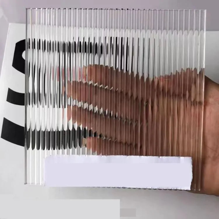 Thick / Wide / Fine Stripe Transparent Acrylic Stripe Plate Wave Plate Decorative Plate Room Decoration Cabinet Door Processing