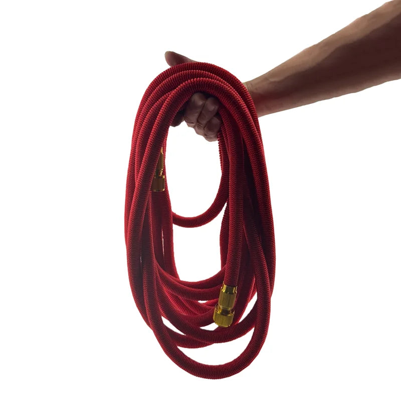 25-100FT Expandable HighPressure Magic Hose Flexible Water Pipe HighPressure Multifunctional Spray Gun Home Garden Watering Tool