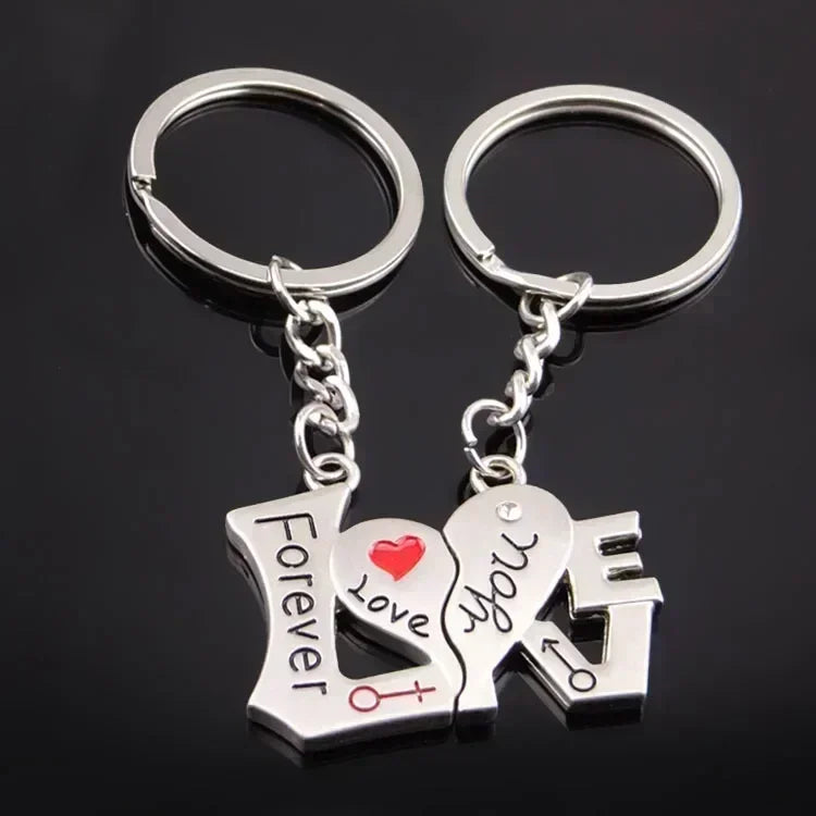 Love Letter Envelope Keychain Cartoon Heart To Puzzle Couple Mini Drawing Board Valentine's Day A Pair Customized Pendant Gifts