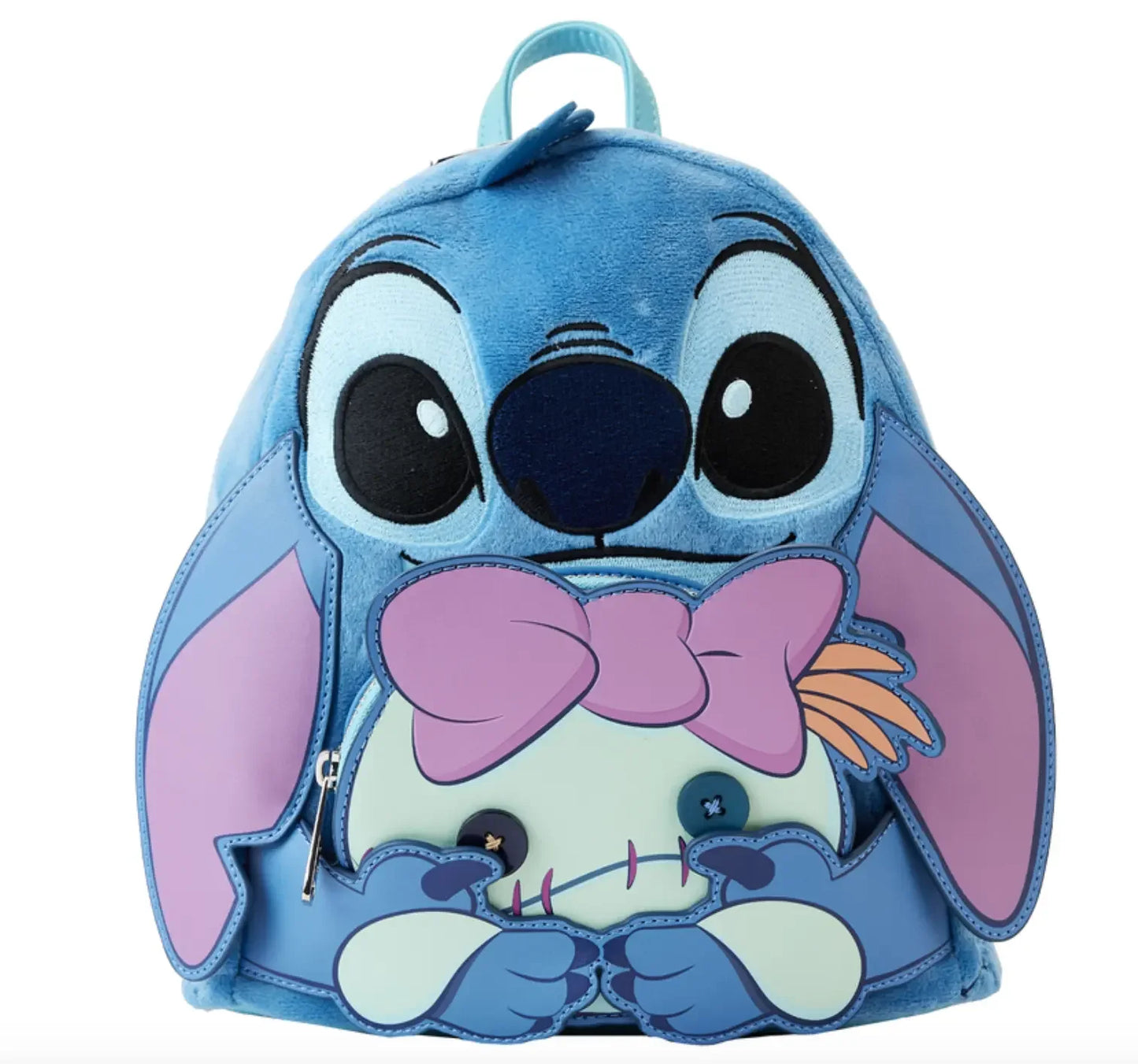 Disney Stitch Plush Backpack Cute Anime Peripheral Mini Backpack Cute Girl Backpack Children'S Backpack Gift