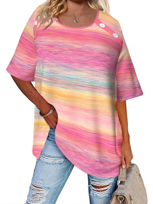 Large Size Women's Top plus Size 2025Trendy plus Size Clothing for Women