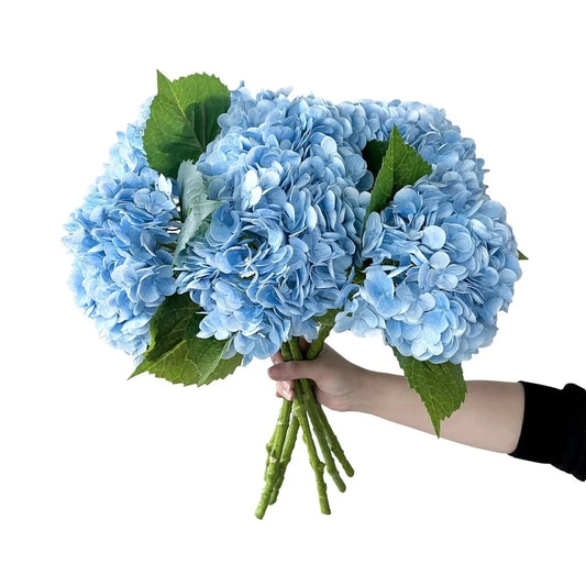 1/3pcs Artificial Flowers Silk Hydrangea Wedding Decora Bridal Accessories Clearance Festival Decor Vases Home Room Diy Bouquet